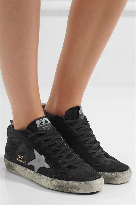 women golden goose black sneakers.